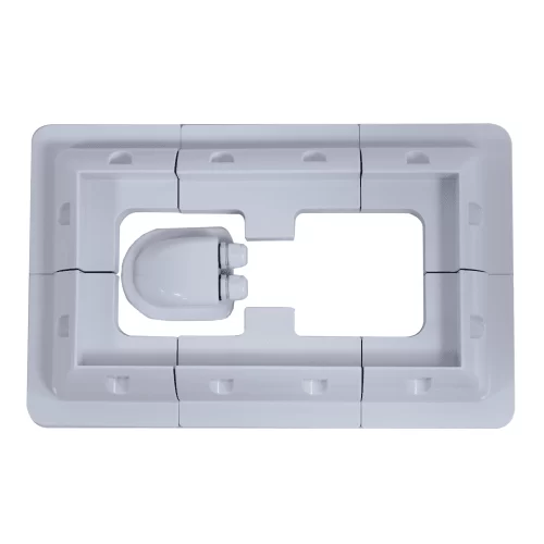suporte-painel-solar-branco Suporte de fixação para painel solar - Branco