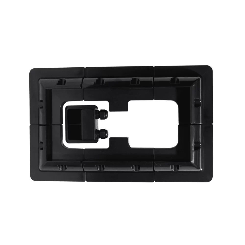 suporte-painel-solar-preto Suporte de fixação para painel solar - Preto