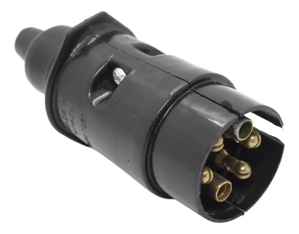 Plug Macho Preto 6 Polos