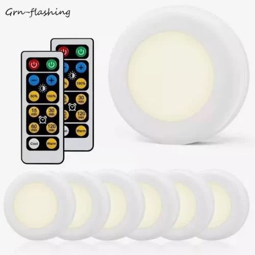 Spot Led a Bateria - kit com 3 + controle