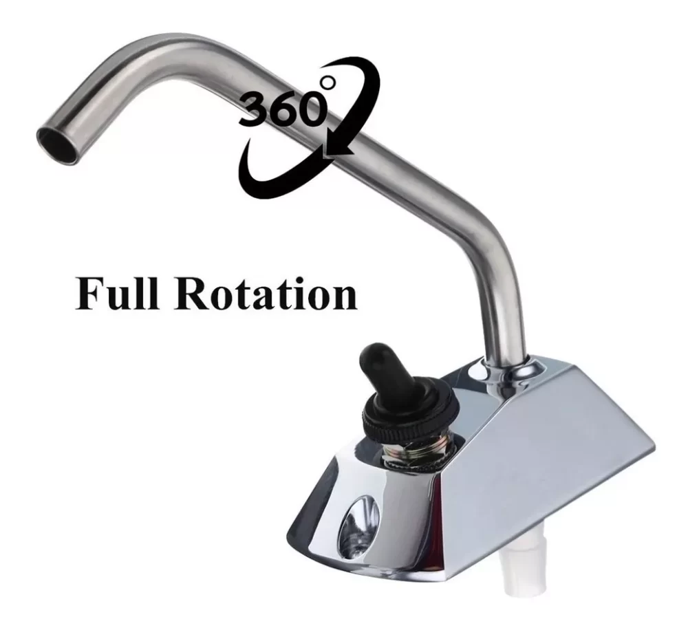 Torneira  Giratória Inox 12v