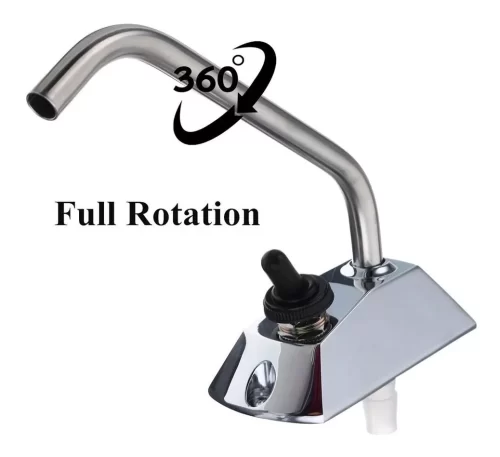 Torneira  Giratória Inox 12v