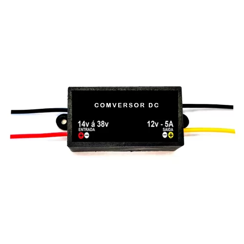 Conversor de Tensão 5a 60w - 24v para 12v